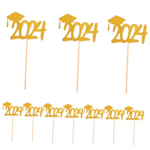 BESPORTBLE 20 Stück Graduierungs Cupcake Picks Dekorative Kuchenstecker für Abschlussfeiern Deko für Graduation Party Wiederverwendbare Tortendekoration BESPORTBLE 20 Stück Graduierungs Cupcake Picks Dekorative Kuchenstecker für Abschlussfeiern Deko für Graduation Party Wiederverwendbare Tortendekoration von BESPORTBLE