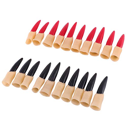 BESPORTBLE 20 Stück Halloween Fake Fingernägel Gruselige Nägel für Hexen und Monster für Halloween Partys und Kostüme Einfache Anwendung und für Finger BESPORTBLE 20 Stück Halloween Fake Fingernägel Gruselige Nägel für Hexen und Monster für Halloween Partys und Kostüme Einfache Anwendung und für Finger von BESPORTBLE