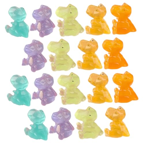 BESPORTBLE 20 Stück Leuchtende Dinosaurier Figuren Resin Mikrolandschaft Dekoration für Garten Dunkel Leuchtende für Kreative Bastelprojekte BESPORTBLE 20 Stück Leuchtende Dinosaurier Figuren Resin Mikrolandschaft Dekoration für Garten Dunkel Leuchtende für Kreative Bastelprojekte von BESPORTBLE