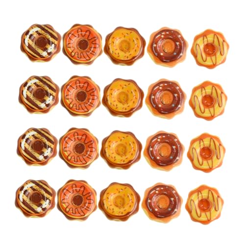 BESPORTBLE 20 Stück Maßstab Realistische Desserts Zubehör für DIY Projekte und Kreative Bastelarbeiten von BESPORTBLE