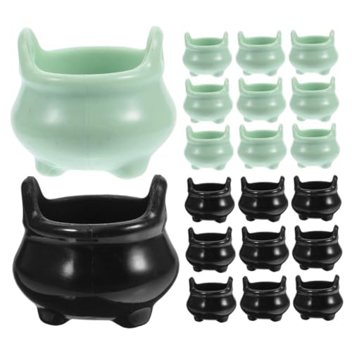 BESPORTBLE 20 Stück Mini Cauldron Töpfe Halloween Dekoration Kleine Zaubertrank Töpfe für Diy Projekte und Miniaturhäuser Lustige für Halloween Feiern BESPORTBLE 20 Stück Mini Cauldron Töpfe Halloween Dekoration Kleine Zaubertrank Töpfe für Diy Projekte und Miniaturhäuser Lustige für Halloween Feiern von BESPORTBLE