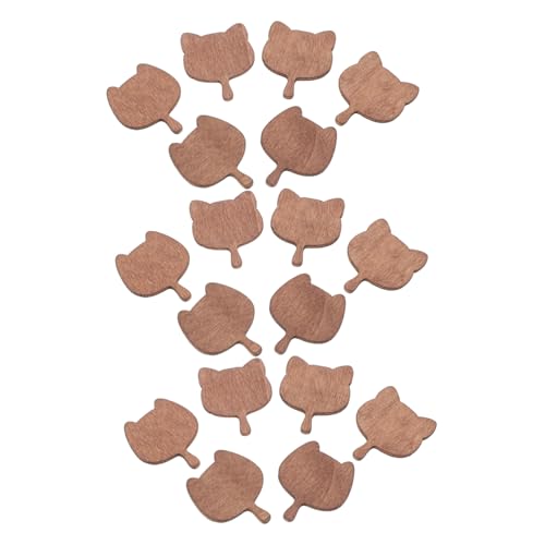 BESPORTBLE 20 Stück Mini-Möbelset Simulations-Schneidebrett Küchenzubehör für Puppenstuben kleines Schneidebrett Mikroszenendekorationen Mini-Küchenschneidebrett Hausdeko Holz Hellbraun von BESPORTBLE