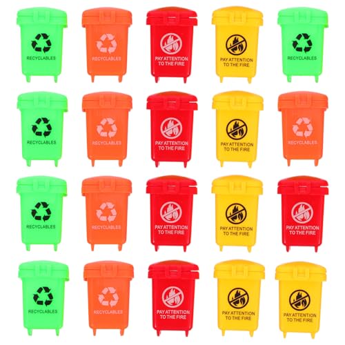 BESPORTBLE 20 Stück Mini Mülleimer – Kleiner Aufbewahrungsbehälter Für Den Schreibtisch Mini Mülleimer Mit Deckel Für Müllwagen Geburtstagsparty Zubehör BESPORTBLE 20 Stück Mini Mülleimer – Kleiner Aufbewahrungsbehälter Für Den Schreibtisch Mini Mülleimer Mit Deckel Für Müllwagen Geburtstagsparty Zubehör von BESPORTBLE