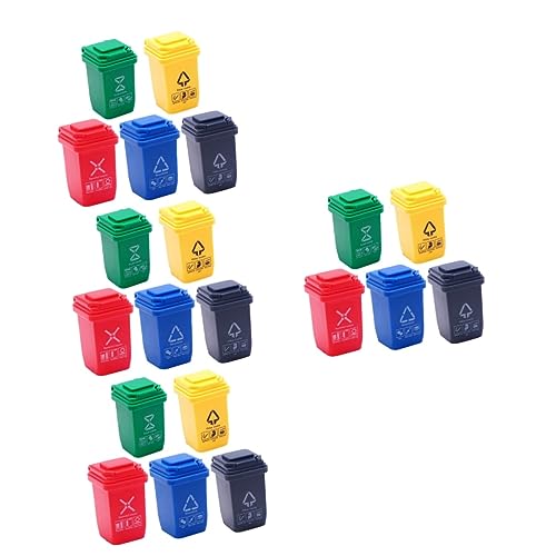 BESPORTBLE 20 Stück Mini Mülltonnen Modell Kleine Abfalleimer für Puppenhaus Sandtisch Zubehör Robuste Miniatur Müllbehälter für Dekoration und Fotorequisiten BESPORTBLE 20 Stück Mini Mülltonnen Modell Kleine Abfalleimer für Puppenhaus Sandtisch Zubehör Robuste Miniatur Müllbehälter für Dekoration und Fotorequisiten von BESPORTBLE