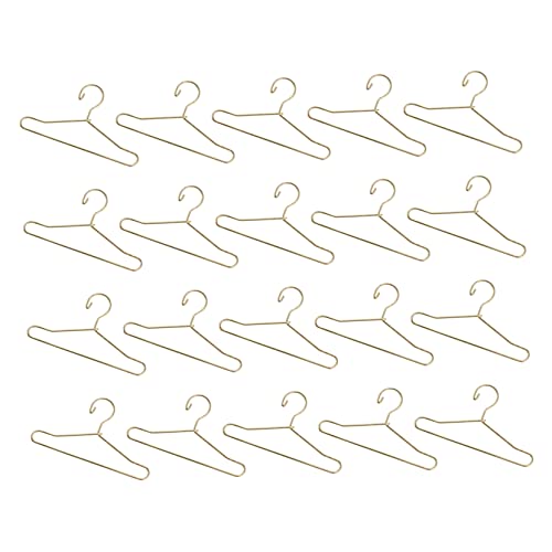 BESPORTBLE 20 Stück Mini Puppen Kleiderbügel aus Metall Goldene Puppenkleiderständer für Kleine Puppen zur Aufbewahrung und Präsentation von Puppenbekleidung BESPORTBLE 20 Stück Mini Puppen Kleiderbügel aus Metall Goldene Puppenkleiderständer für Kleine Puppen zur Aufbewahrung und Präsentation von Puppenbekleidung von BESPORTBLE