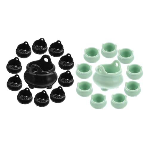 BESPORTBLE 20 Stück Mini Töpfe Halloween Mini Kessel für Dekoration Kreative Ornaments für Partys und Leicht und Langlebig für Miniatur Häuser BESPORTBLE 20 Stück Mini Töpfe Halloween Mini Kessel für Dekoration Kreative Ornaments für Partys und Leicht und Langlebig für Miniatur Häuser von BESPORTBLE