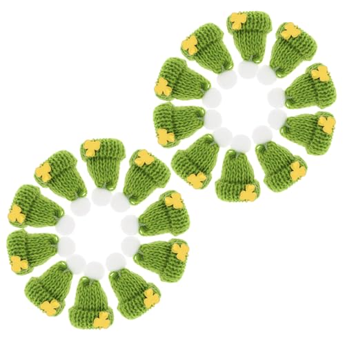 BESPORTBLE 20 Stück Miniatur Irish Mini Duckenhüte Teiliges für Patrick's Day Grüne Partyaccessoires für Kostüme Puppen und Festdekorationen von BESPORTBLE