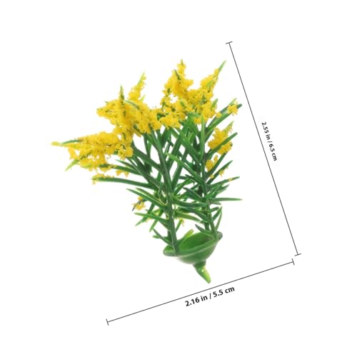 BESPORTBLE 20 Stück Miniatur Pflanzen Modell Gelb Miniatur Deko für Puppenhaus Gartenlandschaft Kunstpflanzen Feengarten Sandtisch Accessoire Realistische Miniaturpflanzen BESPORTBLE 20 Stück Miniatur Pflanzen Modell Gelb Miniatur Deko für Puppenhaus Gartenlandschaft Kunstpflanzen Feengarten Sandtisch Accessoire Realistische Miniaturpflanzen von BESPORTBLE