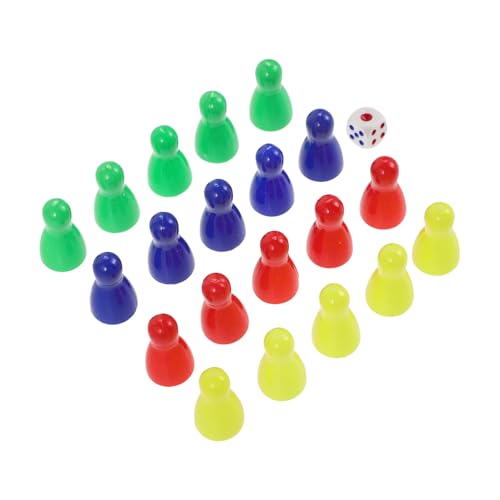 BESPORTBLE 20 Stück Plastik Schachfiguren mit Würfeln Kompakte und Leichte Spielaccessoires für Brettspiele für Schachunterricht und Bastelprojekte BESPORTBLE 20 Stück Plastik Schachfiguren mit Würfeln Kompakte und Leichte Spielaccessoires für Brettspiele für Schachunterricht und Bastelprojekte von BESPORTBLE