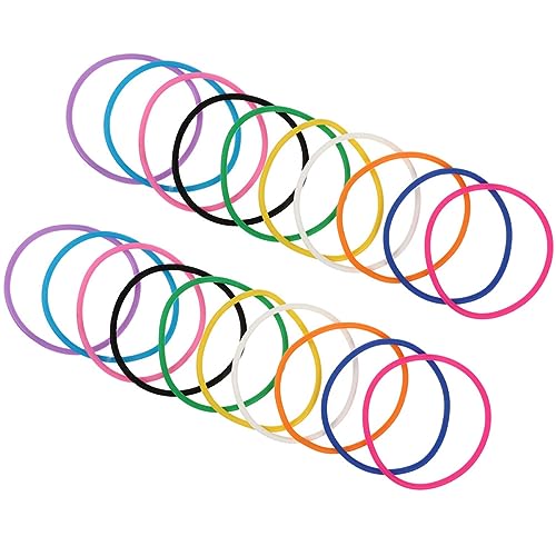 BESPORTBLE 20 Stück Silikonarmbänder Elastische Jelly Armbänder für Partys Geburtstagsfeiern und Hochzeiten Hautfreundliche und Dehnbare Wristbands Bunte Farben von BESPORTBLE