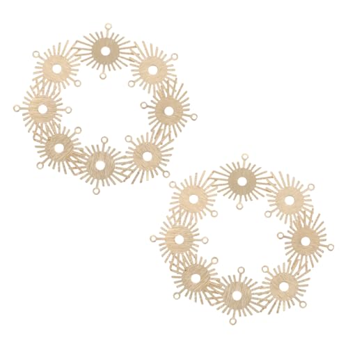 BESPORTBLE 20 Stück Sonnenblumen Schmuck Charms Für Armbänder Charms Zur Schmuckherstellung Armband Anschlussanhänger Baumelnde Ohrring Anhänger Verbindungsstücke Zur von BESPORTBLE