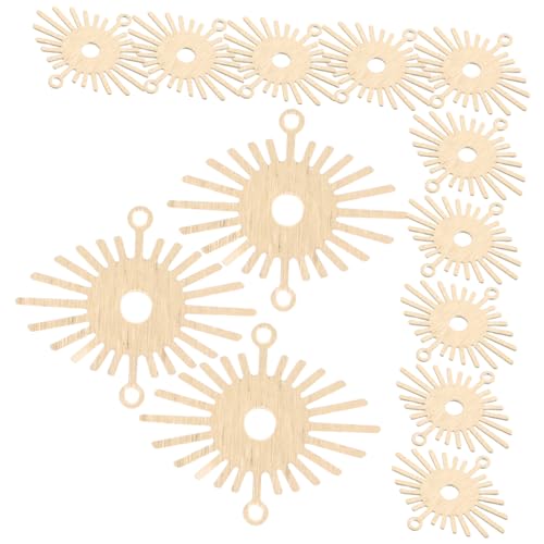 BESPORTBLE 20 Stück Sonnenblumen Schmuckanhänger Verbindungsstücke Blumen Verbindungsstücke Charms Schmuckherstellung Anhänger Schmuckherstellungszubehör Verbindungsstücke Für DIY von BESPORTBLE