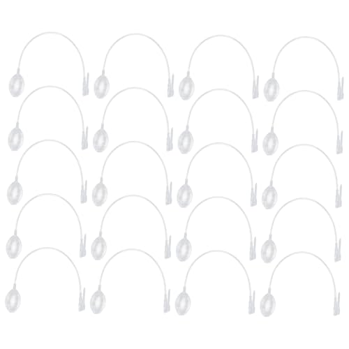 BESPORTBLE 20 Stück Ohrenschützer für Cosplay Hut Tragbare Bewegliche Ohrenkappen für Kinder Transparent Robust Zubehör für Rollenspiele von BESPORTBLE