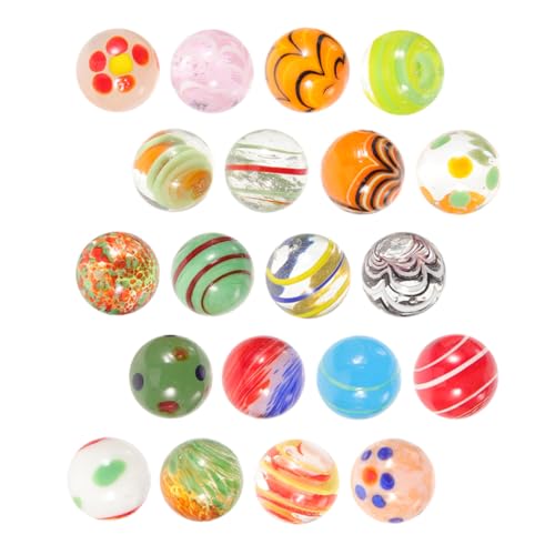 BESPORTBLE 20 Stück Teiliges Bunte Glasmurmeln Glasperlen für Dekoration Fischglas Aquarium Sichere Wasserqualität DIY Schmuck Bastelmaterial BESPORTBLE 20 Stück Teiliges Bunte Glasmurmeln Glasperlen für Dekoration Fischglas Aquarium Sichere Wasserqualität DIY Schmuck Bastelmaterial von BESPORTBLE