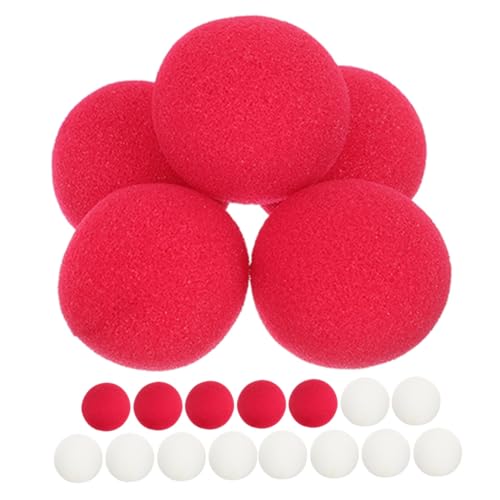 BESPORTBLE 20 Stück Teiliges Clownnase Rot und Weiß Leichte Tragbare Cosplay und Party Dekoration für Halloween Karneval Bühnenauftritte und Kinderveranstaltungen BESPORTBLE 20 Stück Teiliges Clownnase Rot und Weiß Leichte Tragbare Cosplay und Party Dekoration für Halloween Karneval Bühnenauftritte und Kinderveranstaltungen von BESPORTBLE