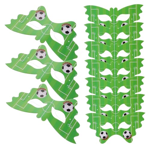 BESPORTBLE 20 Stück Teiliges Fußball Masken aus Papier Leichte Kinderparty Masken mit Niedlichem Cartoon Design Wiederverwendbar als Dekoratives Party Accessoire für Geburtstage und Karneval BESPORTBLE 20 Stück Teiliges Fußball Masken aus Papier Leichte Kinderparty Masken mit Niedlichem Cartoon Design Wiederverwendbar als Dekoratives Party Accessoire für Geburtstage und Karneval von BESPORTBLE