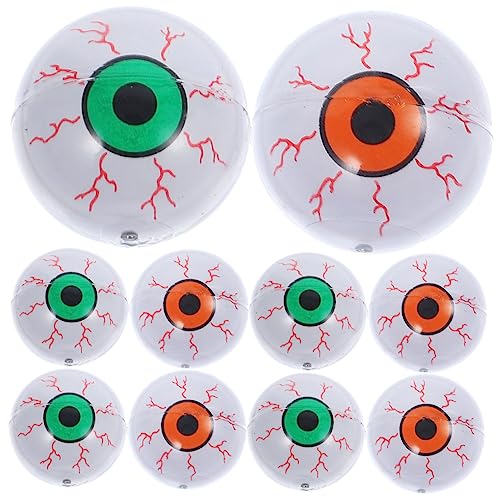 BESPORTBLE 20 Stück Teiliges Halloween Horror Augen aus Bruchsicherem PC Realistische Gruselige Augäpfel für Halloween Party Dekoration und Schaurige Deko Atmosphäre Zufällige Farbe von BESPORTBLE