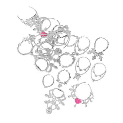 BESPORTBLE 20 Stück Teiliges Mini Halsketten Ohrringe Armbänder Kindgerechte Strapazierfähige Doll Jewelry Accessory für Vielseitiges Ankleiden und Dekorieren Kleiner Puppen von BESPORTBLE