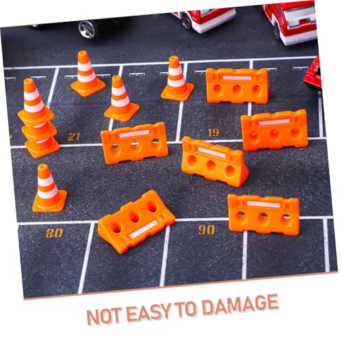 BESPORTBLE 20 Stück Teiliges Mini Straßenverkehrszeichen Spielset für Orangefarbene Verkehrskegel und Wasserbarrieren Fördert Hand Auge Koordination und Räumliches für Kreative BESPORTBLE 20 Stück Teiliges Mini Straßenverkehrszeichen Spielset für Orangefarbene Verkehrskegel und Wasserbarrieren Fördert Hand Auge Koordination und Räumliches für Kreative von BESPORTBLE