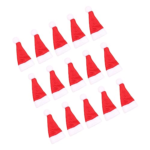 BESPORTBLE 20 Stück Teiliges Mini Weihnachtsmützen aus Langlebigem Vliesstoff Wiederverwendbar als DIY Deko für Lutscher Weihnachtsfeier und Puppenschmuck Kleine Süße Weihnachtsmützen für BESPORTBLE 20 Stück Teiliges Mini Weihnachtsmützen aus Langlebigem Vliesstoff Wiederverwendbar als DIY Deko für Lutscher Weihnachtsfeier und Puppenschmuck Kleine Süße Weihnachtsmützen für von BESPORTBLE