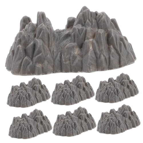 BESPORTBLE 20 Stück Teiliges Miniatur Felslandschaft Dekor Simulation Farbbeständig Vielseitig für Heim und Büro Realistisches Mikro Landschaftsornament zur Kreativen Dekoration und Spiel von BESPORTBLE