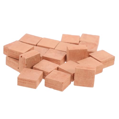 BESPORTBLE 20 Stück Teiliges Miniatur Modellset Rote Quadratische Mauersteine aus Langlebigem Material Mikrolandschaftliche Dekoration für DIY Garten Puppenhaus und Kreative Bastelprojekte BESPORTBLE 20 Stück Teiliges Miniatur Modellset Rote Quadratische Mauersteine aus Langlebigem Material Mikrolandschaftliche Dekoration für DIY Garten Puppenhaus und Kreative Bastelprojekte von BESPORTBLE