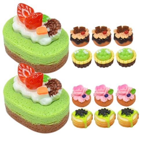 BESPORTBLE 20 Stück Teiliges Miniatur Obstkuchen aus Resin Realistische Puppenhaus Dekoration Mini Dessert Modell für Puppenhaus Küche und DIY Detailreiche Nachbildung BESPORTBLE 20 Stück Teiliges Miniatur Obstkuchen aus Resin Realistische Puppenhaus Dekoration Mini Dessert Modell für Puppenhaus Küche und DIY Detailreiche Nachbildung von BESPORTBLE