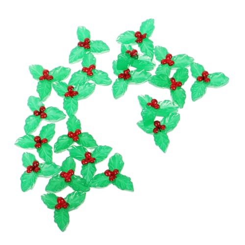 BESPORTBLE 20 Stück Teiliges Miniatur Stechpalmenbeeren mit Blättern Realistische Weihnachtsdeko für DIY Bastelprojekte Vielseitige Saisonale Dekoration für Zuhause und Festtagsfeiern BESPORTBLE 20 Stück Teiliges Miniatur Stechpalmenbeeren mit Blättern Realistische Weihnachtsdeko für DIY Bastelprojekte Vielseitige Saisonale Dekoration für Zuhause und Festtagsfeiern von BESPORTBLE