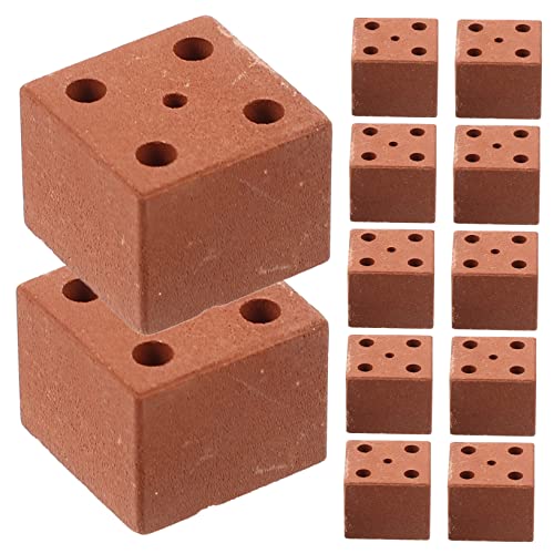 BESPORTBLE 20 Stück Teiliges Miniatur Ziegelstein Modell Realistische Poröse Rote für DIY Mikro Landschaften Handliches Bastelzubehör für Kreative Bauprojekte BESPORTBLE 20 Stück Teiliges Miniatur Ziegelstein Modell Realistische Poröse Rote für DIY Mikro Landschaften Handliches Bastelzubehör für Kreative Bauprojekte von BESPORTBLE