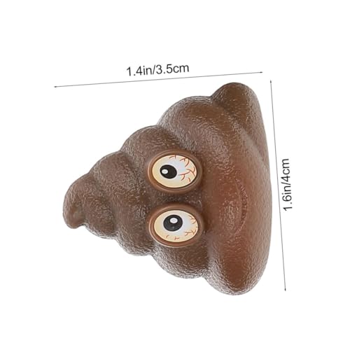BESPORTBLE 20 Stück Teiliges Party Fake Poop Realistische Streich Requisiten für Stressabbauend Sicher und Langlebig für Halloween und Aprilscherze von BESPORTBLE