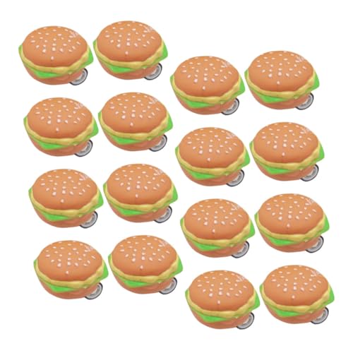 BESPORTBLE 20 Stück Teiliges Pull Back Hamburger Autos Friktionsbetriebene Spielzeuge für Cartoon Fahrzeugspielzeug als Belohnung oder für Jungen und Mädchen von BESPORTBLE