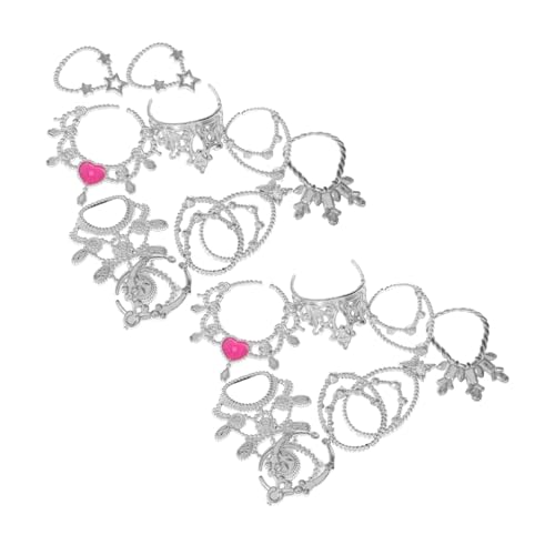 BESPORTBLE 20 Stück Teiliges Puppen Schmuckset Mini Halsketten und Armbänder Feine Verarbeitung Vielseitige Kombinationen für Puppenkleidung Modische Accessoires für Lange Mini Schmuckstücke von BESPORTBLE
