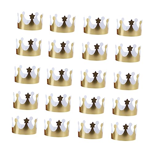BESPORTBLE 20 Stück Teiliges Set Goldene Papierkronen Geburtstagsfeier Hüte für Shower und Fotorequisiten Leicht und Langlebig für Verschiedene Feiern und Anlässe BESPORTBLE 20 Stück Teiliges Set Goldene Papierkronen Geburtstagsfeier Hüte für Shower und Fotorequisiten Leicht und Langlebig für Verschiedene Feiern und Anlässe von BESPORTBLE