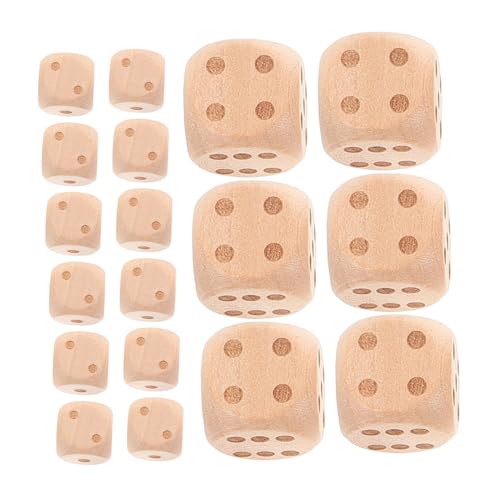 BESPORTBLE 20 Stück Teiliges Set Holzwürfel mit Zahlen Abgerundete Ecken für Sicheres Stabile Würfel mit Minimalem Langlebige Spielwürfel für Brett und Rollenspiele Natürliche Holzoptik BESPORTBLE 20 Stück Teiliges Set Holzwürfel mit Zahlen Abgerundete Ecken für Sicheres Stabile Würfel mit Minimalem Langlebige Spielwürfel für Brett und Rollenspiele Natürliche Holzoptik von BESPORTBLE