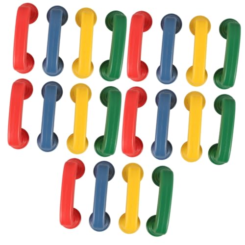 BESPORTBLE 20 Stück Teiliges Whisper Phone aus Farbigem Abs Kunststoff Leichtes Lernspielzeug für Kleinkinder Akustisches Feedback für Sprachtraining und Rollenspiele Fördert Hören und Lesen von BESPORTBLE