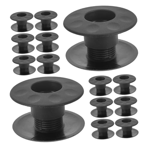 BESPORTBLE 20 Stück Zubehör für Tischfußball Kickerlager aus Kunststoff auswechselbares Kickerlager Kunststofflager Austausch von Tischfußballteilen Lager für Kickermaschinen Schwarz von BESPORTBLE