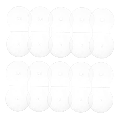 BESPORTBLE 20 Stück -hülle Rund Klarer Fall DVD Storage Jewel Case DVD-Halter DVD-aufbewahrungshülle Aus Hartschale Schmuckkoffer Für DVDs Rundscheibenhalter Schutzhülle Plastik Transparent von BESPORTBLE