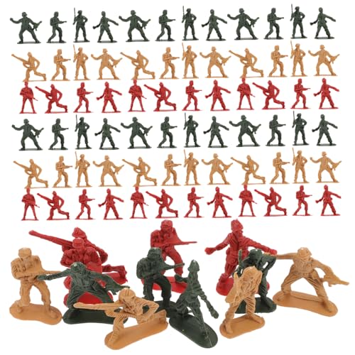 BESPORTBLE 200 Stück Teiliges Miniatur Soldaten Figuren Soldat Actionfiguren für Kreatives Rollenspiel Partys und Dekorationen frei Sicher und Hautfreundlich von BESPORTBLE