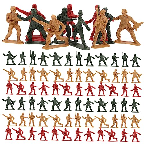 BESPORTBLE 200Stücke Armeemännermodelle Realistische Soldatenfiguren aus Kunststoff für Themen Raumdekoration oder Partygeschenke von BESPORTBLE