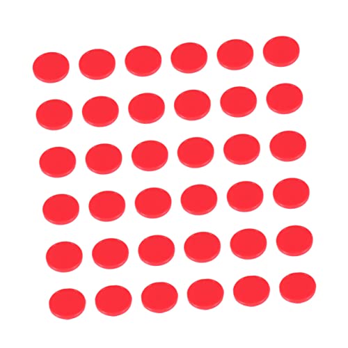 BESPORTBLE 200Stücke Bingo Chips Zählchips aus Kunststoff für Lernspiele und Bingo Abende Rot für Klassenzimmer und Zuhause Mathematik von BESPORTBLE