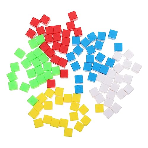 BESPORTBLE 200Stücke Farbige Für Mathematikunterricht Praktische Unterrichtswerkzeuge Bausatz Für Kreative Lernspiele Geometrische Formen Und Ziegelspielzeug von BESPORTBLE