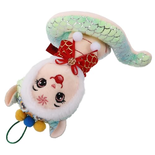 BESPORTBLE 2025 Jahr des Schlangenmaskottchens Frühlingsfest Drachen Gefüllte Schlange Chinesische Puppen Plüschschlange Chinesisches Plüschtier Kuscheltier Drache Green Pp Baumwolle BESPORTBLE 2025 Jahr des Schlangenmaskottchens Frühlingsfest Drachen Gefüllte Schlange Chinesische Puppen Plüschschlange Chinesisches Plüschtier Kuscheltier Drache Green Pp Baumwolle von BESPORTBLE