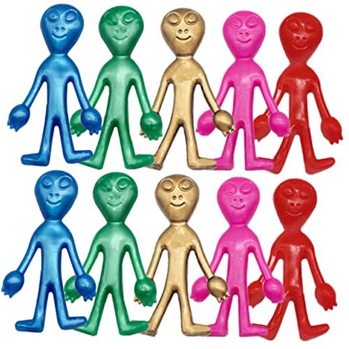 BESPORTBLE 20Stücke Biegsame Alien Figuren Kreatives Dekompressionsspielzeug aus Sicherem Material Stressabbau für Erwachsene Gastgeschenk Farblich BESPORTBLE 20Stücke Biegsame Alien Figuren Kreatives Dekompressionsspielzeug aus Sicherem Material Stressabbau für Erwachsene Gastgeschenk Farblich von BESPORTBLE