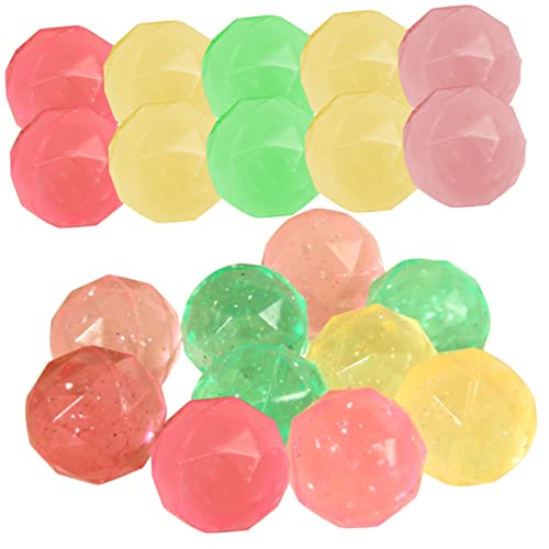 BESPORTBLE 20Stücke Bouncy Balls Für Hüpfbälle Für Geburtstagsfeiern Gummibälle Füllen Von Geschenktüten Zufällige Farben von BESPORTBLE