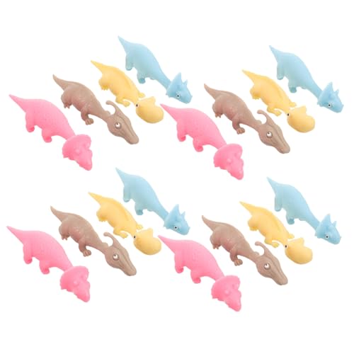 BESPORTBLE 20Stücke Dinosaurier Fingerspielzeug Lustige Spielzeuge Zufälligen Farben Für Dinosaurier Partygeschenke Für Unterwegs von BESPORTBLE