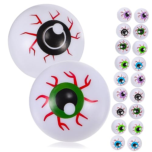 BESPORTBLE 20Stücke Halloween Augäpfel Creepy Augäpfel Für Halloween Party Dekoration Und Spaß Gemischte Farben von BESPORTBLE