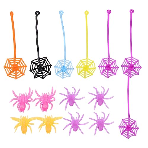 BESPORTBLE 20Stücke Halloween Dekorationen Spinnen Und Spinnennetze Aus Lustige Streiche Für Halloween Partys Und Festlichkeiten BESPORTBLE 20Stücke Halloween Dekorationen Spinnen Und Spinnennetze Aus Lustige Streiche Für Halloween Partys Und Festlichkeiten von BESPORTBLE