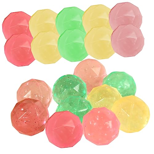 BESPORTBLE 20Stücke Hüpfbälle Gummibälle Für Hochspringende Spielzeugbälle Mitbringsel Und Gastgeschenke Für Kindergeburtstage Farben Zufällig von BESPORTBLE