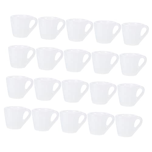 BESPORTBLE 20Stücke Kaffeetassen Aus Resin Weiße Mini Becher Für Puppenhaus Dekoration Und Spielzeugzubehör Und Kreative Küchenrequisiten BESPORTBLE 20Stücke Kaffeetassen Aus Resin Weiße Mini Becher Für Puppenhaus Dekoration Und Spielzeugzubehör Und Kreative Küchenrequisiten von BESPORTBLE