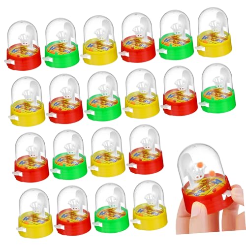 BESPORTBLE 20Stücke Mini Finger Basketballspielzeug Teiliges Für Pädagogisches Geschicklichkeitsspiel Konzentration Und Hand Auge Koordination Zuhause von BESPORTBLE